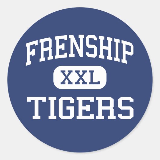 Frankreich - Tiger - Junior - Wolfforth Texas Runder Aufkleber (Vorderseite)