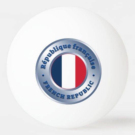 Frankreich Tischtennisball (Vorderseite)