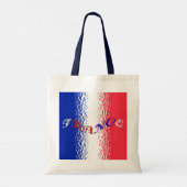 Frankreich Tote Bag Tragetasche (Rückseite)