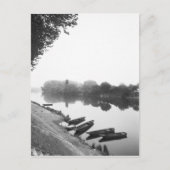 FRANKREICH, Touraine, The Loire: CHINON-Boote entl Postkarte (Vorderseite)