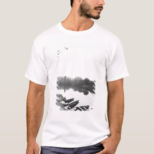 FRANKREICH, Touraine, The Loire: CHINON-Boote entl T-Shirt (Vorderseite)