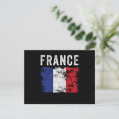 Frankreich Tricolore Flag Französisch Souvenir Postkarte (Stehend Vorderseite)
