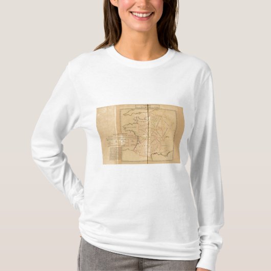 Frankreich und Abteilungen T-Shirt (Vorderseite)