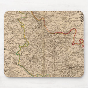 Frankreich und Belgien Mousepad