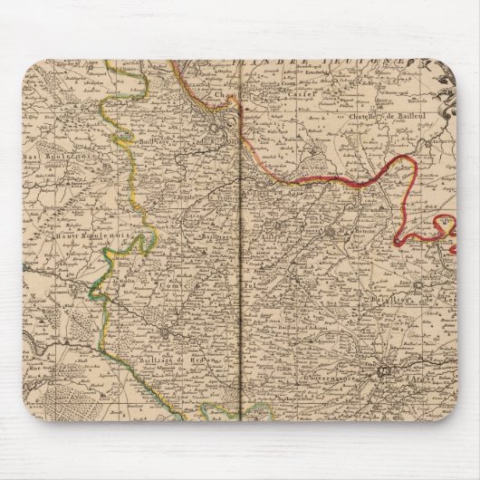 Frankreich und Belgien Mousepad (Vorne)