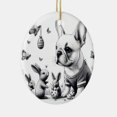 Frankreich und Brenniche Keramik Ornament (Rechts)