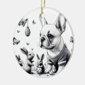 Frankreich und Brenniche Keramik Ornament (Links)