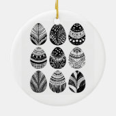 Frankreich und Brenniche Keramik Ornament (Hinten)