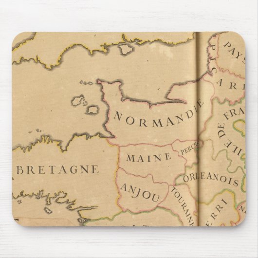Frankreich und Departements Mousepad (Vorne)