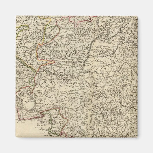 Frankreich und Europa Magnet (Vorne)