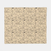 Frankreich und Knochen Fleecedecke (Vorderseite (Horizontal))