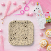 Frankreich und Knochen Pappteller (Party)