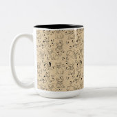 Frankreich und Knochen Zweifarbige Tasse (Links)