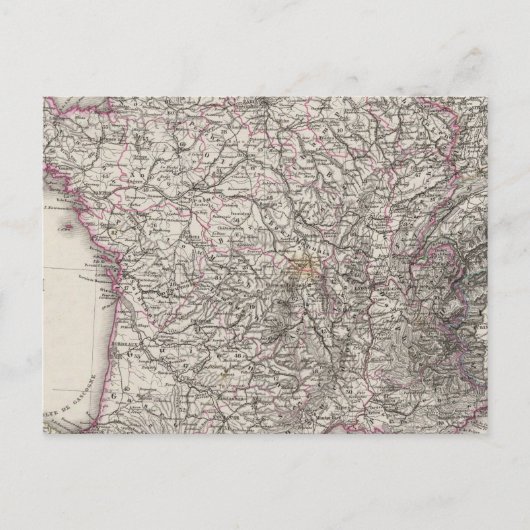 Frankreich und Schweiz Postkarte (Vorderseite)
