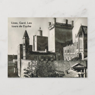 Frankreich, Uzes, Gard, Les tours de Duche Postkarte