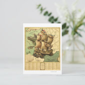 Frankreich Vertretung als SchiffPanorama Karte (Stehend Vorderseite)