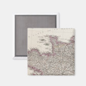 Frankreich, vier Blätter, Blatt 1 Magnet (Vorderseite/Rückseite)
