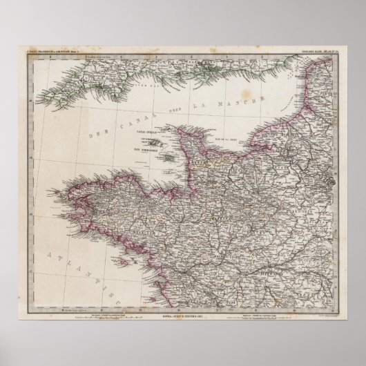 Frankreich, vier Blätter, Blatt 1 Poster (Vorne)