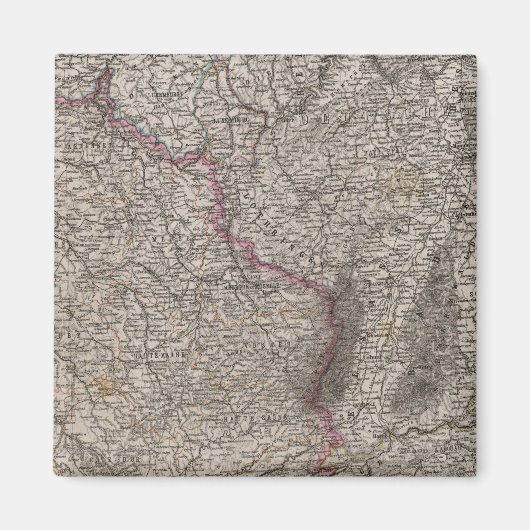 Frankreich, vier Blätter, Blatt 2 Magnet (Vorne)