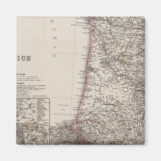 Frankreich, vier Blätter, Blatt 3 Magnet (Vorne)
