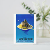 Frankreich Vintage Poster wiederhergestellt Postkarte (Stehend Vorderseite)