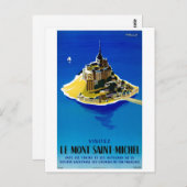 Frankreich Vintage Poster wiederhergestellt Postkarte (Vorne/Hinten)