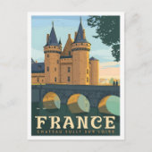 Frankreich Vintage Reise Postkarte (Vorderseite)