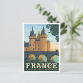 Frankreich Vintage Reise Postkarte (Stehend Vorderseite)