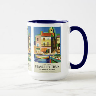 FRANKREICH Vintage-Reisebecher Tasse