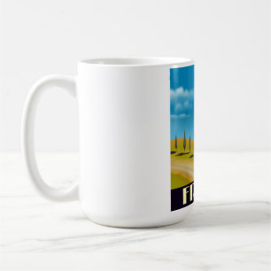 Frankreich Vintage-Reiseposter Kaffeetasse