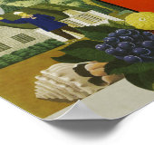 Frankreich, Vintage Travel Poster (Ecke)