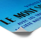 Frankreich Vintage Travel Poster wiederhergestellt (Ecke)