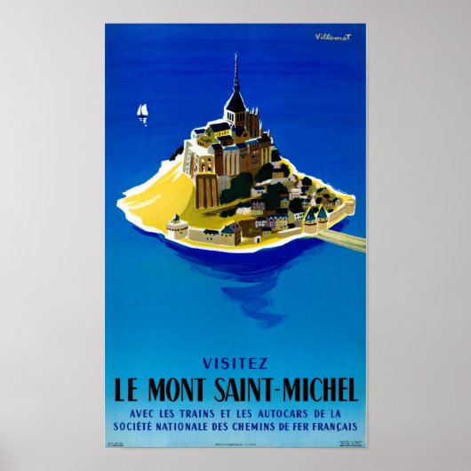 Frankreich Vintage Travel Poster wiederhergestellt (Vorne)