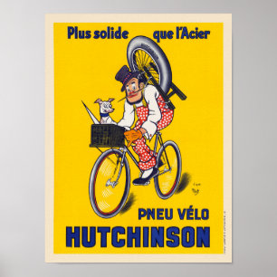 Frankreich Vintages Fahrradposter Poster