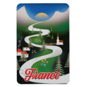Frankreich Vintages Reiseplakat. Magnet (Vertikal)