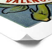 Frankreich Vintages Werbeplakat wiederhergestellt Poster (Ecke)