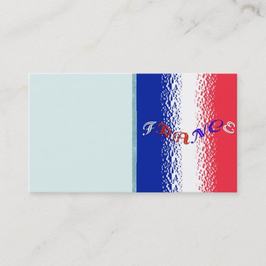 Frankreich Visitenkarte (Vorderseite)
