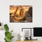 FRANKREICH - VIVE LA FRANCE POSTER (Heimbüro)