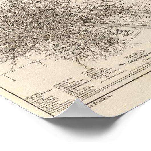 Frankreich von 1610 bis 1790 poster (Ecke)