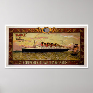 Frankreich von 1912 poster
