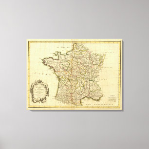 Frankreich-Vorsehungen Leinwanddruck