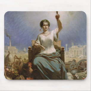 Frankreich, welches die Welt belichtet Mousepad