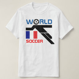 Frankreich Weltfußball T-Shirt