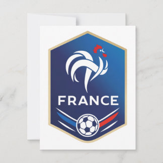 Frankreich Weltfußballmannschaft Fan-Shirt | Franz Dankeskarte