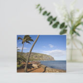 Frankreich, Wiedersehen Island, St-Denis, Aussicht Postkarte (Stehend Vorderseite)