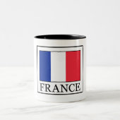 Frankreich Zweifarbige Tasse (Mittel)