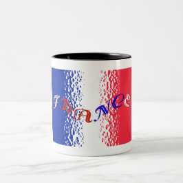 Frankreich Zweifarbige Tasse