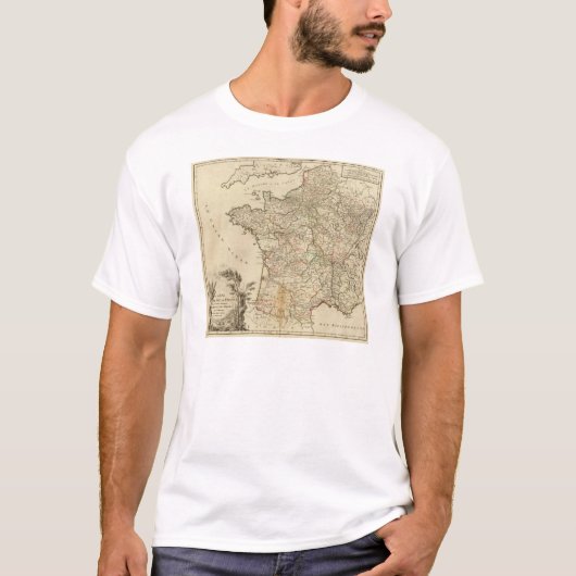 Frankreichpoststraßen T-Shirt (Vorderseite)
