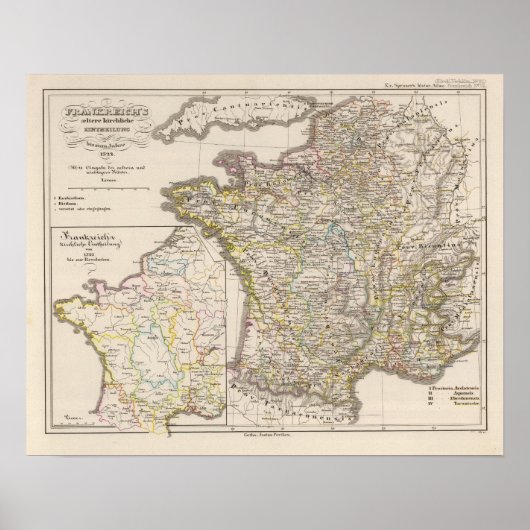 Frankreichs älteste religiöse Religion Poster (Vorne)
