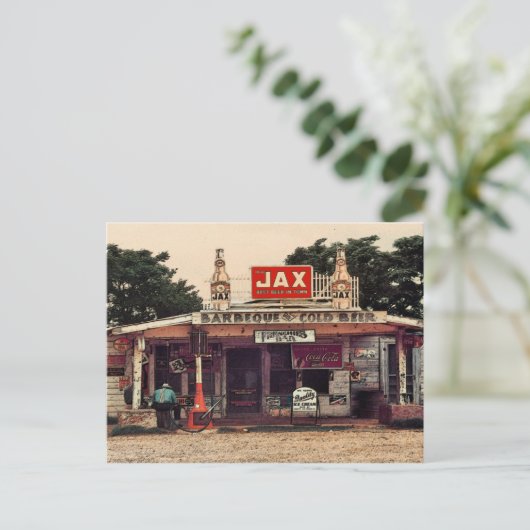 Frankreichs Bar Postkarte (Stehend Vorderseite)